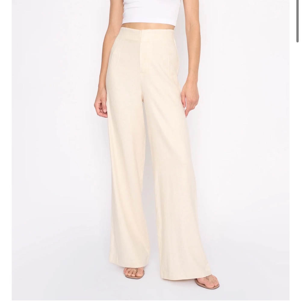4Sienna Boutique Toni linen pants, originally $128.